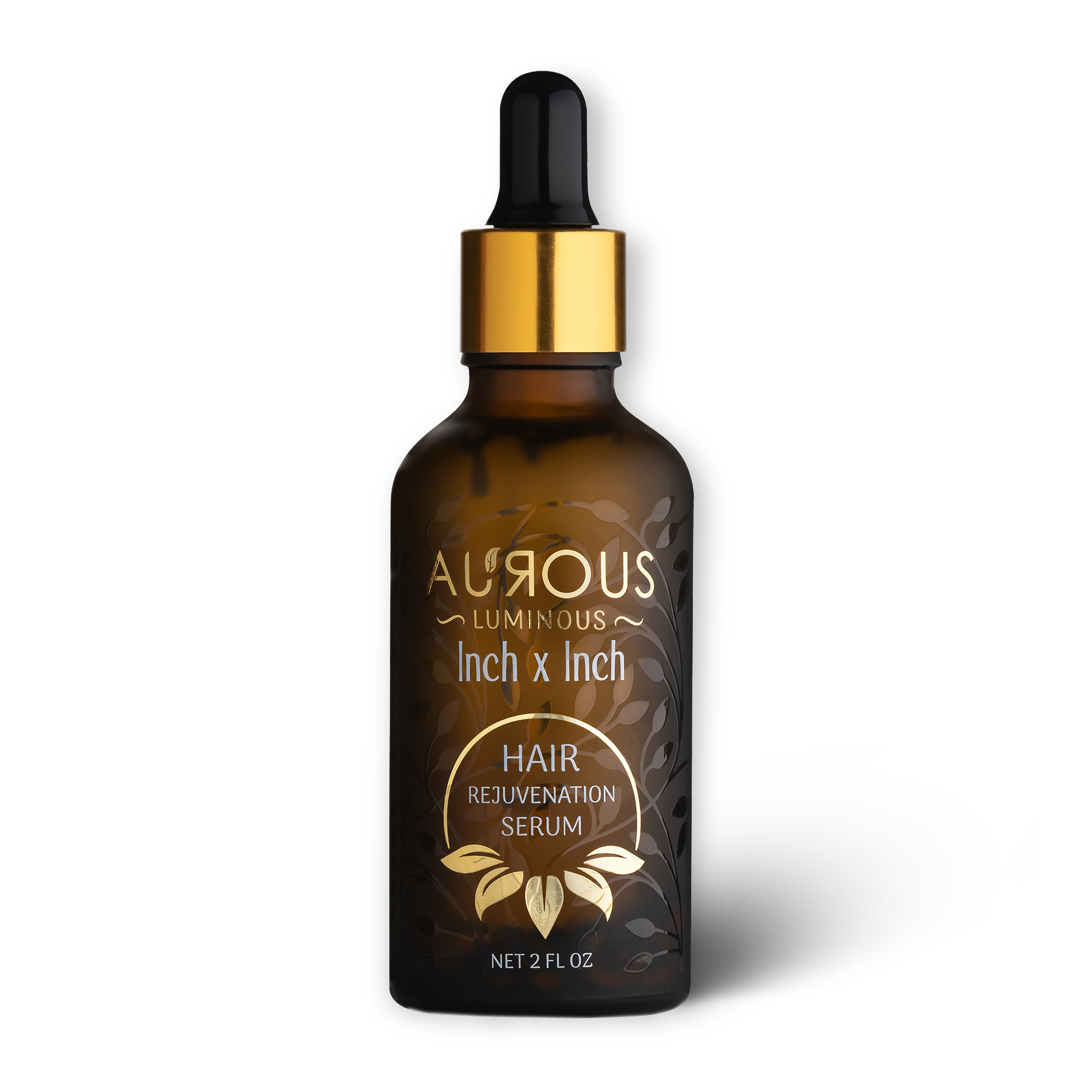 Hair Growth Rejuvenation Serum Aurous Luminous Gold bottle premium
